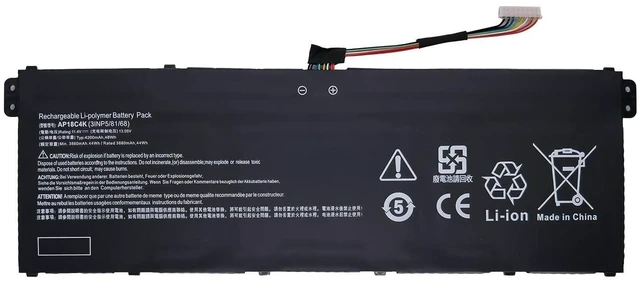 Alt view image 6 of 10 - NBULBL AP18C4K Battery Replacement for Acer Aspire 5 A515-43 A515-43-R057 A515-43-R19L A515-43-R9B1 A515-43G A515-43G-R05T A515-43G-R1SJ A515-43G-R2W2 Spin 3 SP314-54N 11.4V 48Wh 4200mAh