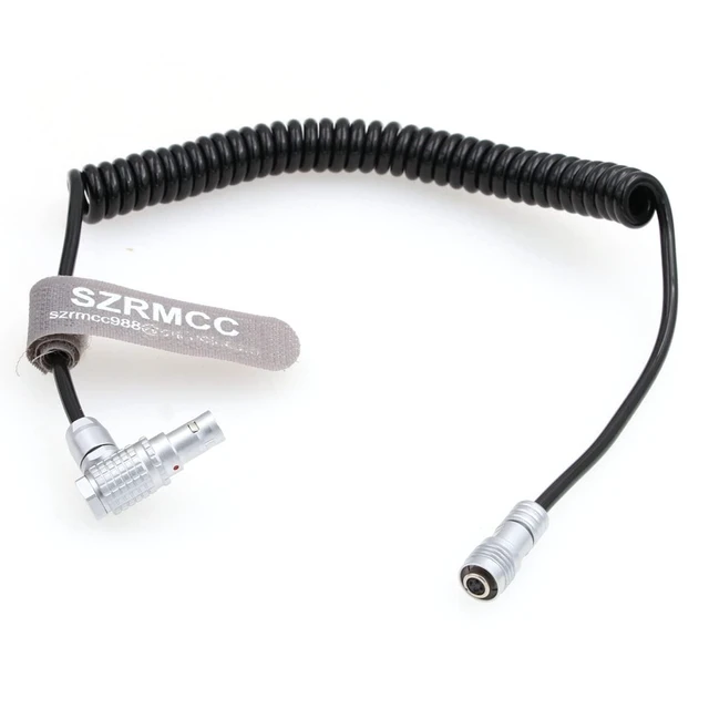 Alt view image 6 of 10 - SZRMCC Z CAM E2 Flagship 2 Pin to XS6 4 Pin Female Power Cable for ARRI Alexa RED Camera Portkeys BM5 BM7 HH7 HS7T Monitor