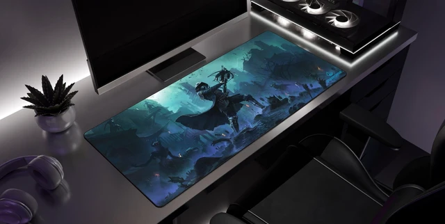 Alt view image 7 of 8 - Starforge - Witchhunter - Path of Exile 2 Gaming Desk Mat Large Extended Mouse & Keyboard Pad