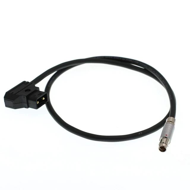 Alt view image 9 of 11 - DRRI 3 Pin Fischer RS Male to Dtap Power Cable for Arri Alexa/TILTA Wireless Focus