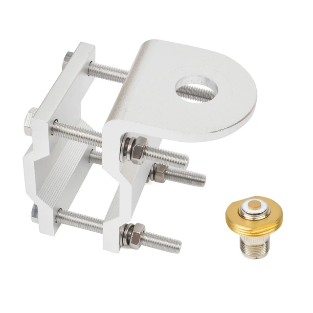 Alt view image 11 of 12 - TWAYRDIO NMO Antenna Mount Bracket, Roll Bar/Mirror Mounting Bracket, Antenna Mount with NMO to SO239 Adapter for Car Truck Off-Roading and Overlanding