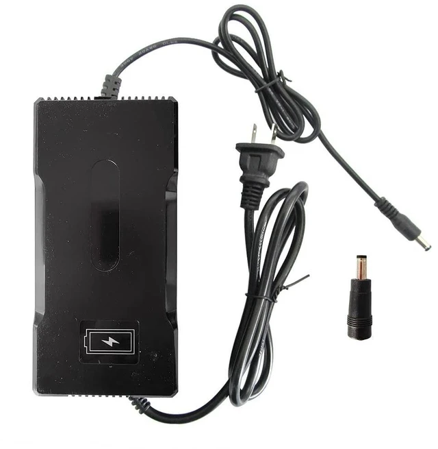 Alt view image 8 of 10 - Abakoo 42V 4A Battery Charger Adapter for 36V Lithium Li-ion Battery Pack with DC 5.5 x 2.5mm/5.5 x 2.1mm Plug