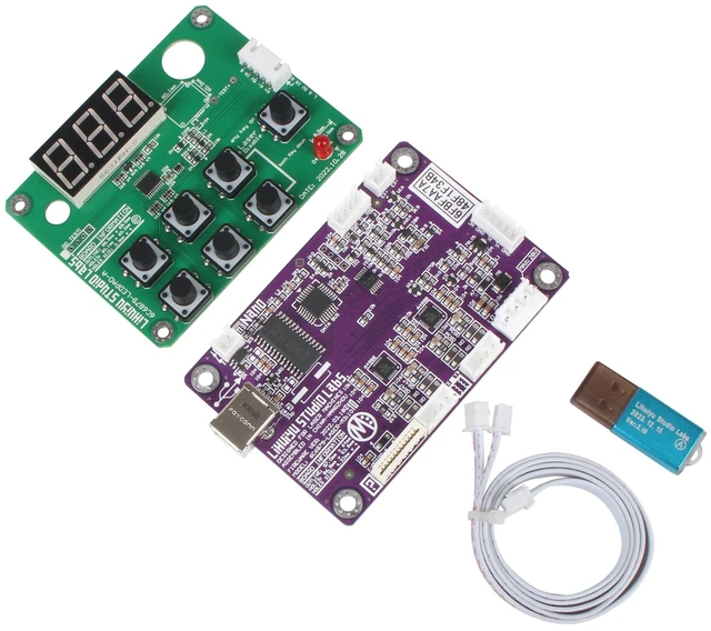 Alt view image 6 of 10 - XUNKUANER LIHUIYU CO2 Laser Controller Update M3 Nano Mainboard + Control Panel +Cable + Dongle A System for Co2 Laser Cutter Engarvering K40 (A Lock kit)