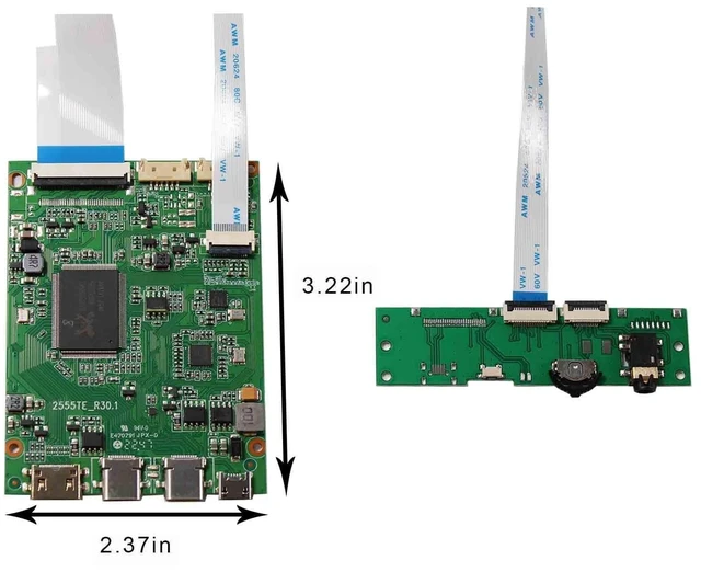 Alt view image 12 of 12 - VSDISPLAY 9.7 Inch IPS LCD Screen 2048x1536 9.7'' LP097QX1/LTL097QL01/HQ097QX1 with USB-C LCD Controller Board VS-RTD2556HC-V2