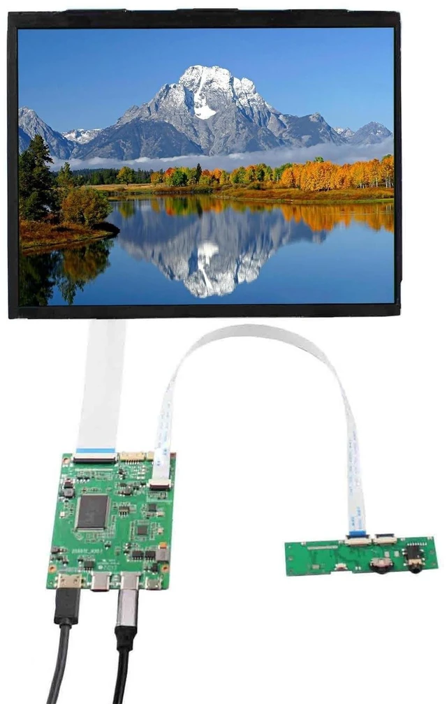 Alt view image 11 of 12 - VSDISPLAY 9.7 Inch IPS LCD Screen 2048x1536 9.7'' LP097QX1/LTL097QL01/HQ097QX1 with USB-C LCD Controller Board VS-RTD2556HC-V2