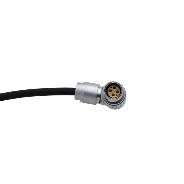 Alt view image 8 of 8 - HangTon Power Cable for DJI RS 4, RS 3 Pro, RS 2 to Video Transmission Master Wheels, USB Type-C Angled to Rotated Adjustable Right Angle 6 Pin 4+2 Female, 30cm