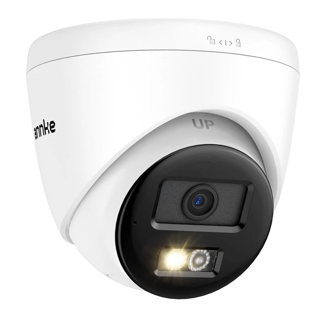 Alt view image 6 of 10 - ANNKE 5MP PoE Security Camera with Red & Blue Strobe Flash Light Alarm