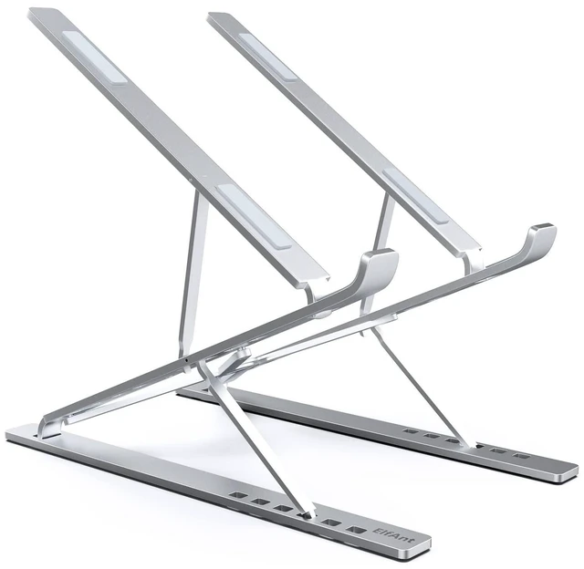 Alt view image 5 of 8 - ElfAnt Laptop Stand Adjustable Portable Aluminum for 10" - 17" Laptop Tablet