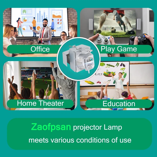 Alt view image 7 of 10 - Zaofpsan BL-FP240G /SP.7AZ01GC01 A+ Quality Replacement Projector Lamp for Optoma HD143X DH350 EH335 WU335 HD270e HD27Be HD27e HD243X Bulb with Housing