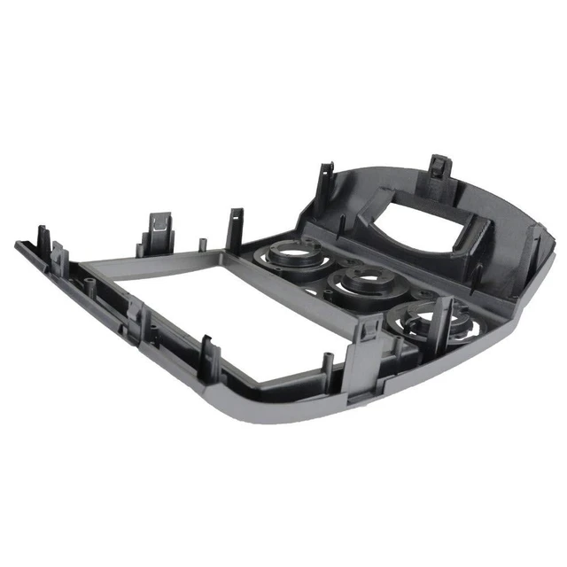Alt view image 7 of 8 - YuYue Radio Stereo Panel for Ford Everest Ranger Mazda BT-50 BT50 2 Din Car Radio Frame Fasciaascia Panel DVD Stereo CD Panel Dash Mount Refit Installation Trim Kit Frame (Silver)