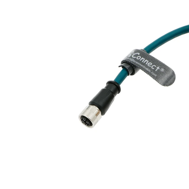 Alt view image 8 of 8 - AConnect M12 8 Pin X-Code Male to M12 X-Code Female Sensor Connector High Flexible Waterproof Industrial Cable for Cognex Industrial Cameras Automation Device Network 5M