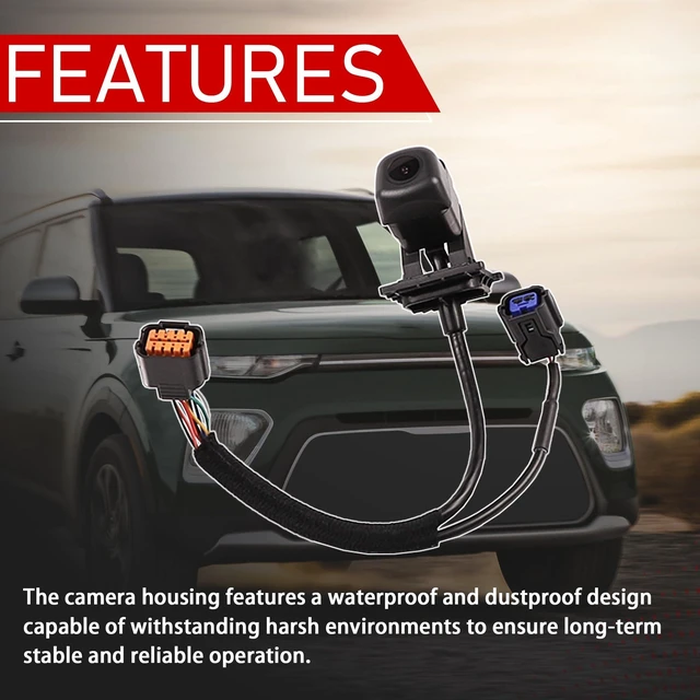 Alt view image 9 of 10 - Motarithl 99241-K0000 Rear View Backup Camera Compatible with 2020 2021 2022 Kia Soul Parking Assist Camera Replaces 99241K0000