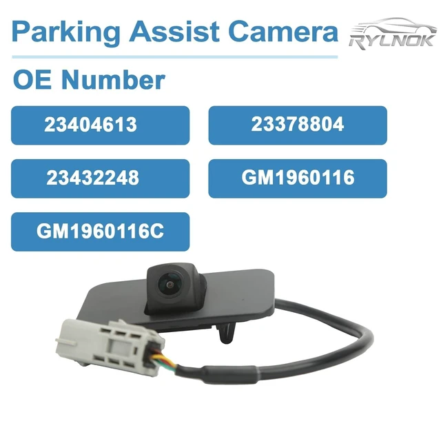 Alt view image 8 of 10 - RYLNOK Rear View Backup Camera Parking Assist Camera Compatible with GMC Yukon Denali Tahoe Suburban Escalade Replace OE Number 23404613 23378804