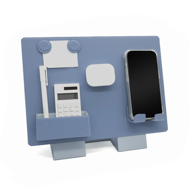 Alt view image 6 of 10 - LHiDS Foldable Float Board Laptop, Modular Desktop Organizer, Portable Office Board Organizer, Magnetic Board Stand Design can be Multiple Angles Switch Display (Midnight Blue)