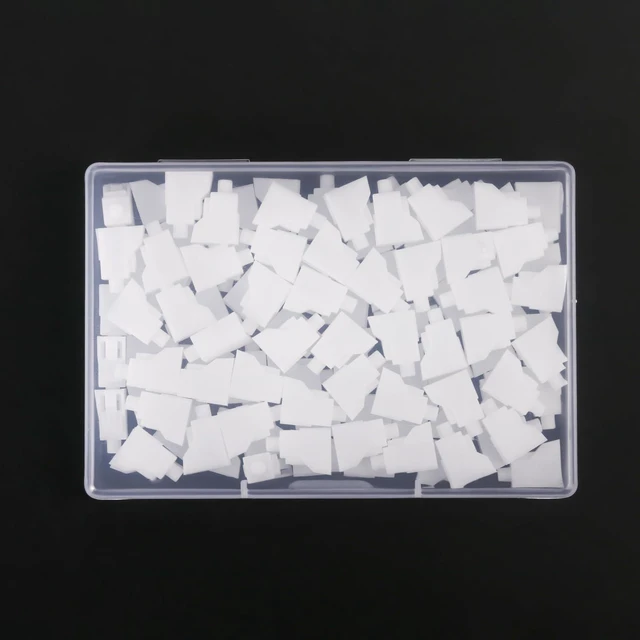 Alt view image 6 of 10 - Duogalia LC Fiber Optic Dust Caps, 100 Pack LC Simplex Dust Caps for Fiber Optic Quick Connector, Patch Cord, Pigtail and Adapter