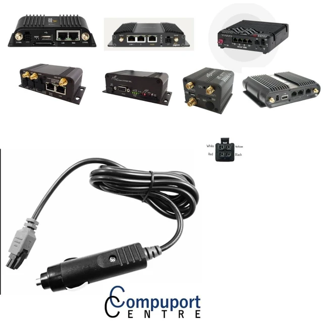 Alt view image 9 of 10 - CompuPort DC 12V CLA with 4-Pin Molex Connector, a Compact and efficient Power Solution is Designed for powering Wireless modems in Vehicles.
