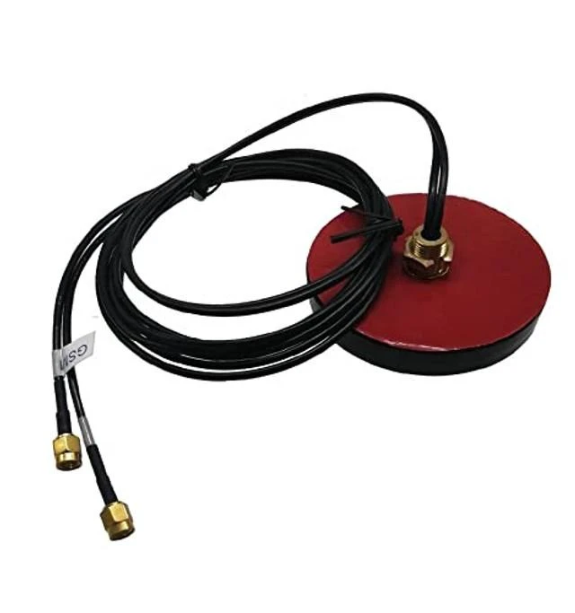Alt view image 7 of 10 - CompuPort 5G LTE Puck Antenna MIMO Omni-Directional with Dual-Diversity 2x3' SMA Male Connector Cables Designed to Work with Sierra Airlink, Teltonika, Microhard, DiGi, or Any SMA modems