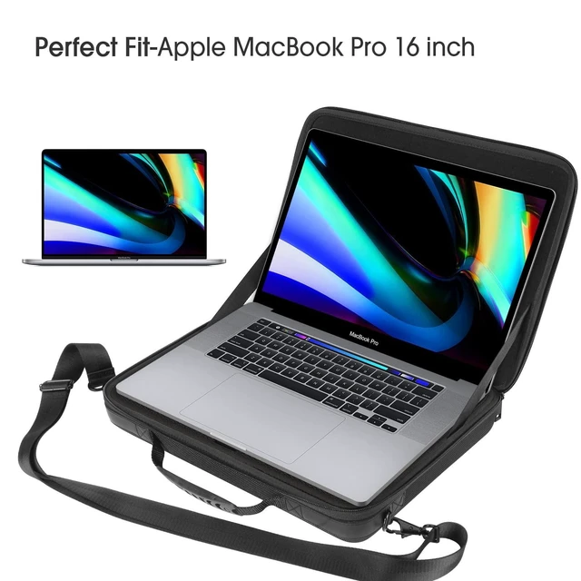 Alt view image 8 of 10 - Smatree Hard Laptop Shoulder Bag for 16 inch MacBook Pro M4 2024/M3 2023, 13 inch iPad Pro M5 2025/11 inch iPadPro M5 2025/13 inch iPad Air M3 2025, 15 inch Dell XPS 15 9510 (Fit US/EU/UK Power Plug)