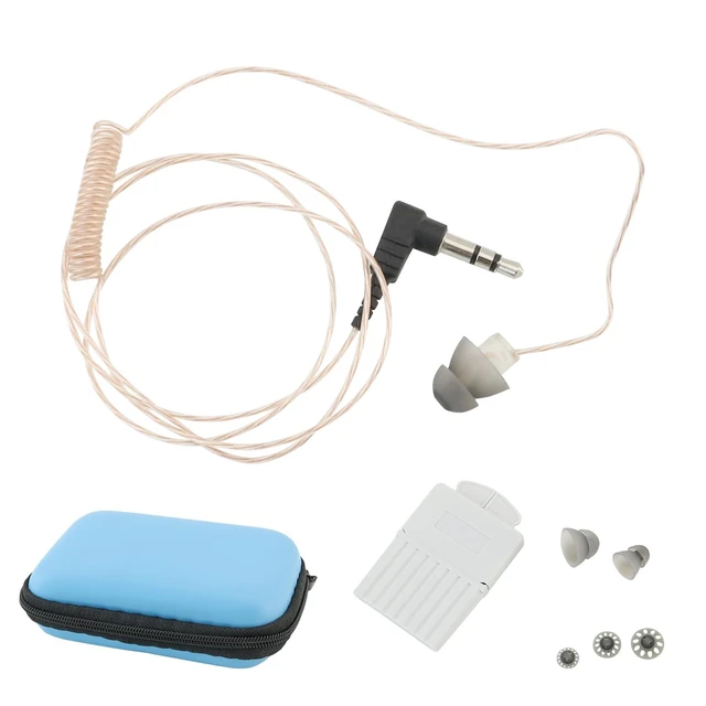 Alt view image 6 of 10 - Hearangel Covert Police Listen Only Earpiece with 3.5mm Connector, Ultra-Thin Wire,Tubeless for Remote Speaker Mic