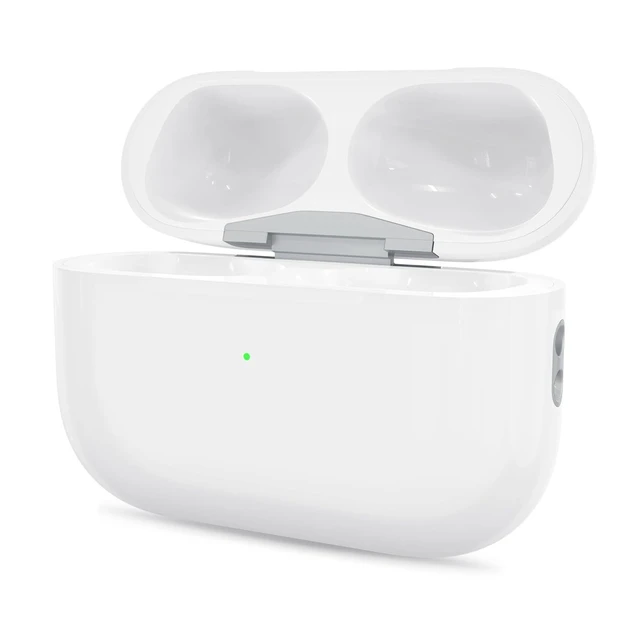 Alt view image 6 of 10 - Huunad Charging Case Compatible with Airpod Pro 1st & 2nd Generation, Airpod Pro1/2 Wireless Charger Box Replacement with Sync Button and Built-in 660 mAH (L Port)