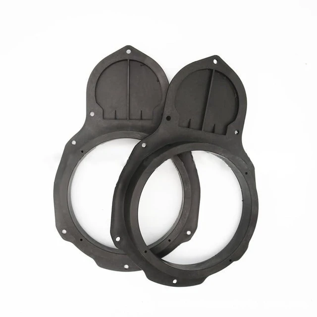 Alt view image 6 of 8 - Auttoop 1 Pair 2010-18 CC Front Door Car Speaker Mounting Spacer Adaptor Rings Bracket 6.5 inch