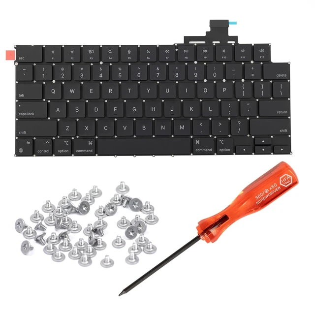 Alt view image 6 of 10 - HAWSON US A2681 A3113 A2941 A3114 Keyboard Replacement for MacBook Air M2 M3 M4 Retina 13.6 inch A2681 A3113 A3240, 15 inch A2941 A3114 A3241 2023-2025 Year US Layout (Midnight Blue)