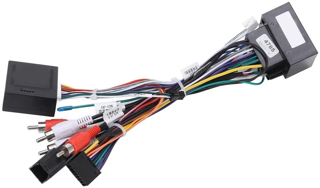 Alt view image 6 of 10 - Radio Stereo Wiring Harness Adapter,Audio Wiring Harness with CAN Bus Box 16Pin Replacement for Cruze