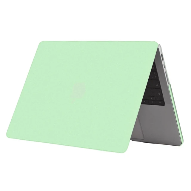 Alt view image 9 of 10 - Se7enline Compatible with 2021-2025 MacBook Pro 14 inch Case Hard Shell Cover for 14-inch A3434 A2779 A2918 A2992 A3112 A3401 M5 M4 M3 M2 M1&Keyboard Skin &Screen Protector &Dust Plug,Melon Green