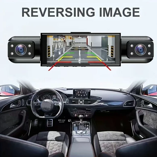 Alt view image 5 of 6 - Tangxi 4 Channel Dash Cam Front and Rear Left Right Inside, 1080P Car Dash Camera with 2.7" UHD Display, 170 Wide Angle, Night Mode, Emergency Recording, 150mAh Battery