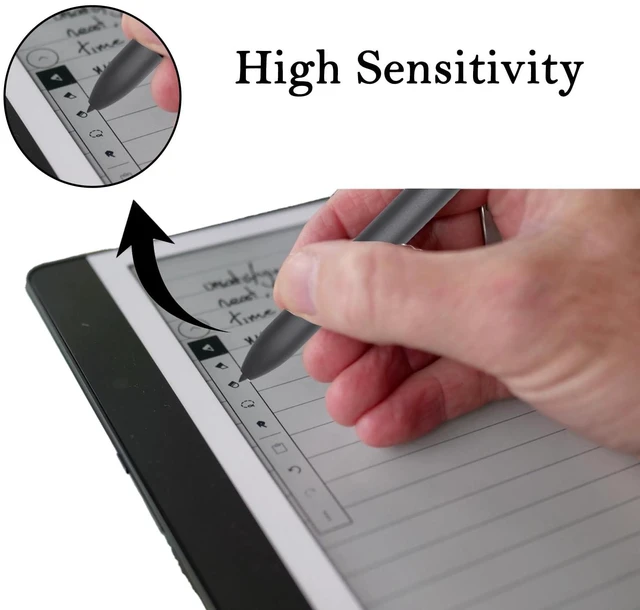Alt view image 8 of 10 - Z-10 Premium Pen Replacement for Kindle Scribe Premium Pen, Sleek Stylus Pen Compatible with Kindle Scribe, with Improved Eraser (Black)
