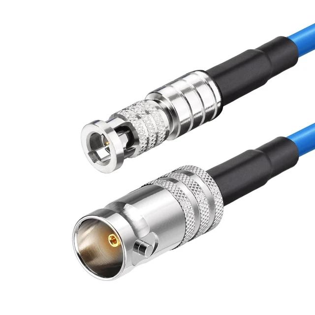 Alt view image 7 of 10 - Superbat HD-BNC Male to BNC Female Cable 3ft Belden 1694A 18AWG 3G/6G/HD SDI Cable 75 Ohm Supports 4K/8K Video for Broadcast & Cameras 2-Pack