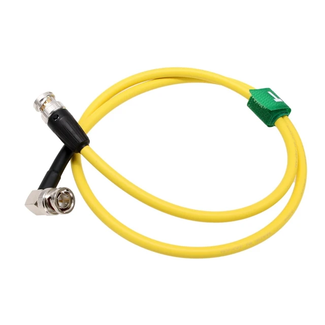 Alt view image 8 of 10 - HangTon 4K 12G 6G SDI BNC Video Coaxial Cable for RED Komodo-X V-Raptor XL DSMC2 Camera Ninja V Shogun SmallHD Monitor Teradek Bolt Transmission, Yellow 80cm
