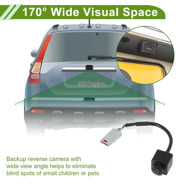 Alt view image 8 of 10 - ACROPIX Car Park Assist Camera Rear View Backup Reverse Camera for Buick GL6 2018-2019 No.26691703/26273512/26242986