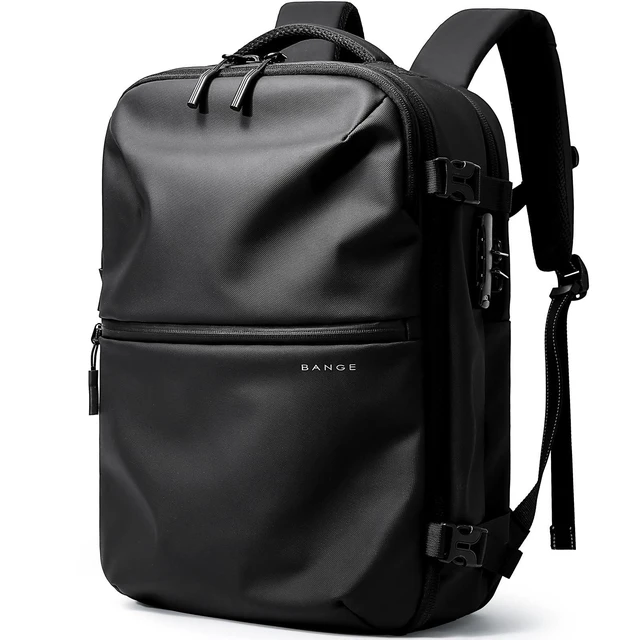 Alt view image 6 of 10 - BANGE Travel Backpack with TSA lock version can hold 15.6 inch Laptop suitable Daily Commute and Overnight Flight Approved Anti-theft Bag