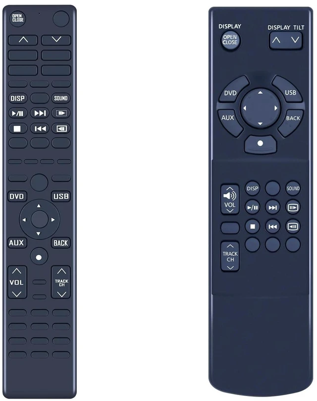 Alt view image 6 of 10 - RYQIF Replacement Remote Control Compatible with 2011 12 13 14 15 16 2017 Nissan Quest Rear Seat Entertainment DVD Remote