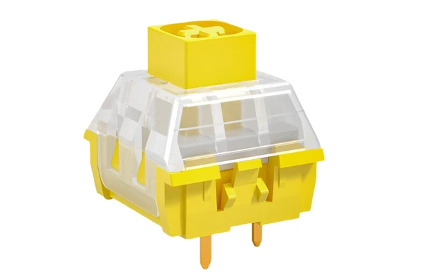 Alt view image 6 of 10 - Ranked Kailh Box Key Switches for Mechanical Gaming Keyboards ^^ Plate Mounted (Kailh Box Noble Yellow, 90 Pcs)