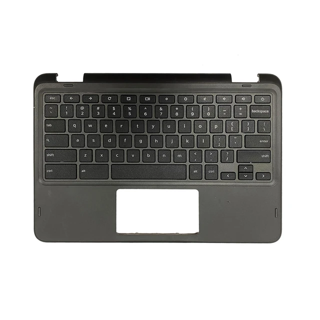 Alt view image 6 of 10 - JADTRXU 034Y6Y 34Y6Y Laptop Palmrest Replacement for Dell 3100 2-in-1 Chromebook Upper Case with Keyboard Assembly Part