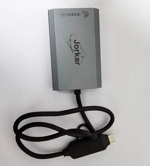 Alt view image 7 of 10 - Jorkar CFexpress Type B Reader & XQD Card Reader USB-C, Camera Memery Card Reader for Nikon Canon Panasonic, 2in1 USB 3.2 10Gbps with USB A & C