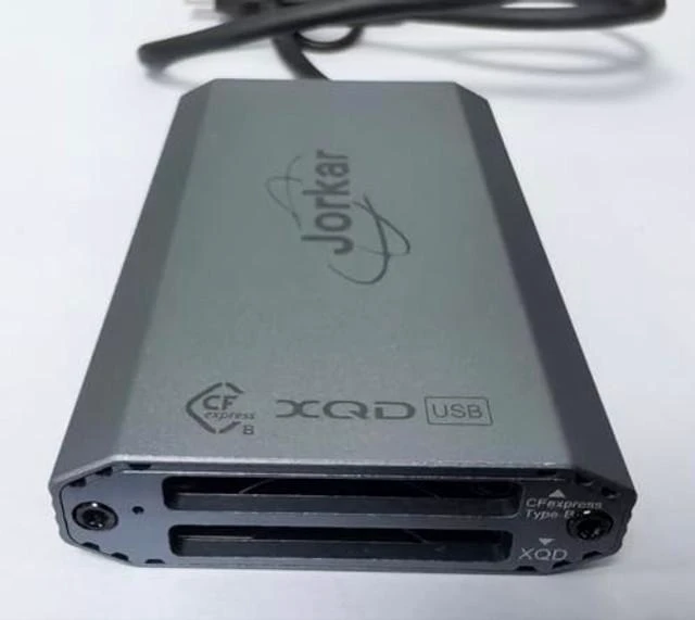 Alt view image 8 of 10 - Jorkar CFexpress Type B Reader & XQD Card Reader USB-C, Camera Memery Card Reader for Nikon Canon Panasonic, 2in1 USB 3.2 10Gbps with USB A & C