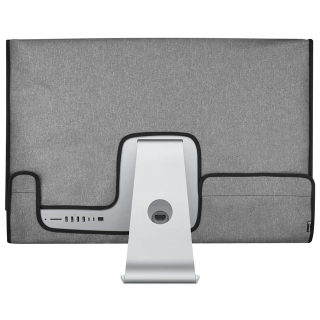 Alt view image 5 of 8 - CaSZLUTION Monitor Dust Cover Compatible with 27 Inch iMac, Oxford Fabric Protective Dust Cover for iMac 27" All-in-One Desktop Computer, Gray
