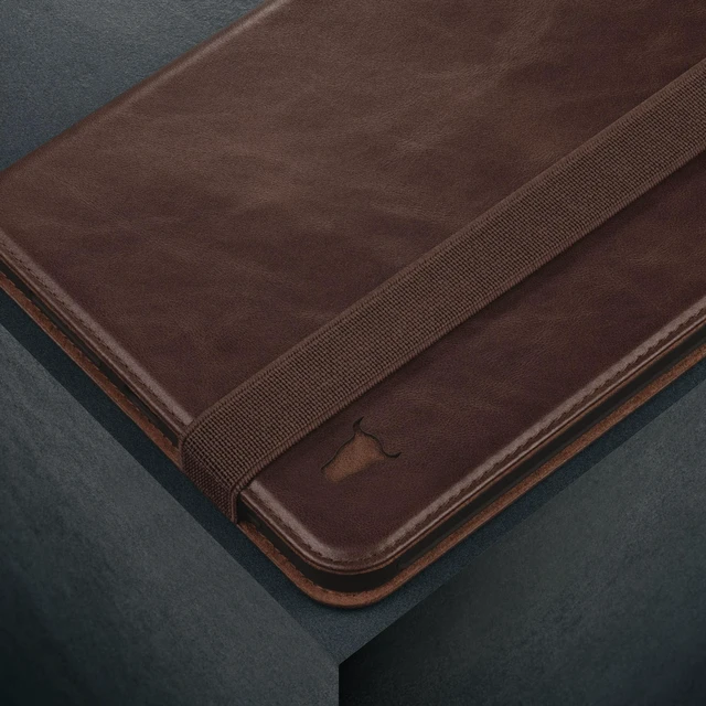 Alt view image 10 of 10 - TORRO Case Compatible with iPad mini 7/6 Genuine Leather iPad mini 7th / 6th Generation (2024/2021) Cover with Stand Function, Apple Pencil Connectivity and Wake Sleep Function (Dark Brown)