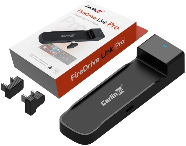 Alt view image 6 of 10 - Carlinkit FireDrive Link Pro Car TV Mate, Convert Wired to Wireless Android Auto & CarPlay Adapter, Compatible with Wired CarPlay for Fire TV Stick Streaming, 5GHz WiFi/Plug & Play