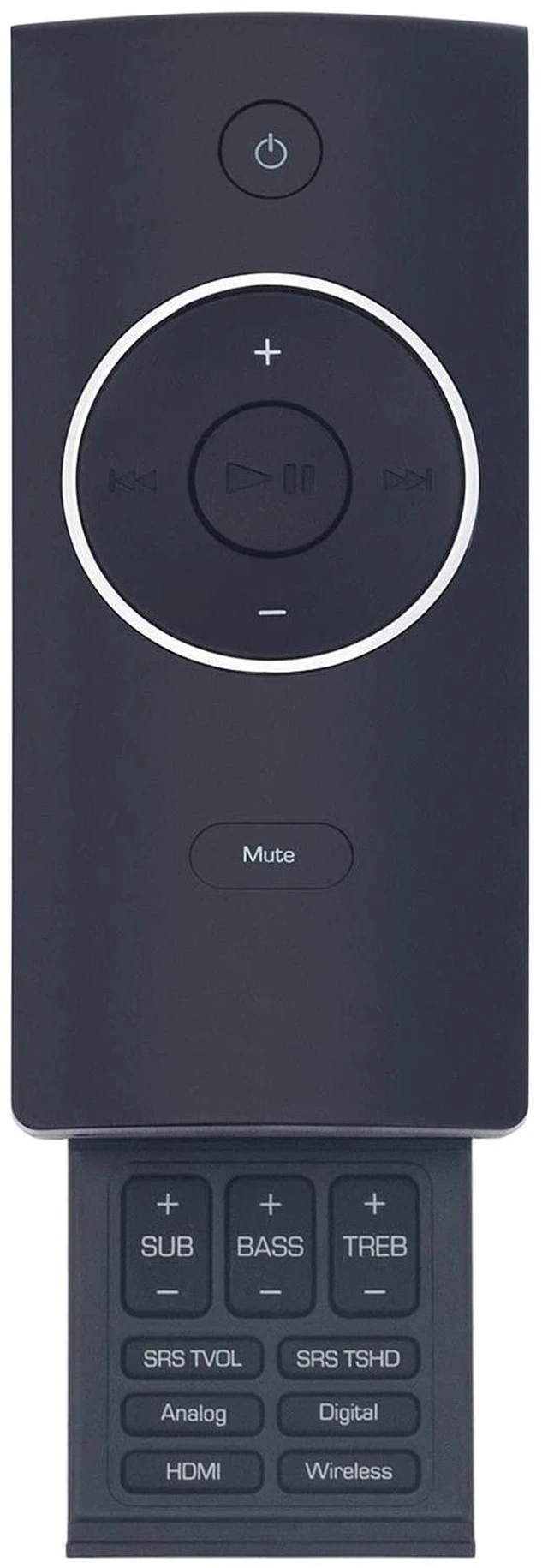 Alt view image 2 of 2 - Replacement Remote Control Applicable for Vizio Soundbar VHT215 VHT210 Sound Bar Home Theater System