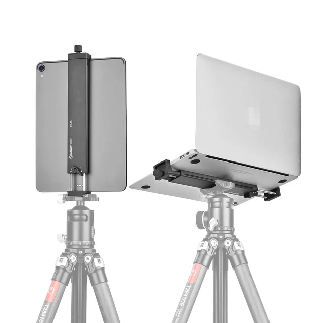 Alt view image 6 of 10 - SEANDAYTOY SUNWAY PC-05 Clamp for Arca Swiss Tripod Laptop Holder for MacBook Pro & Tablet Mount for Pad