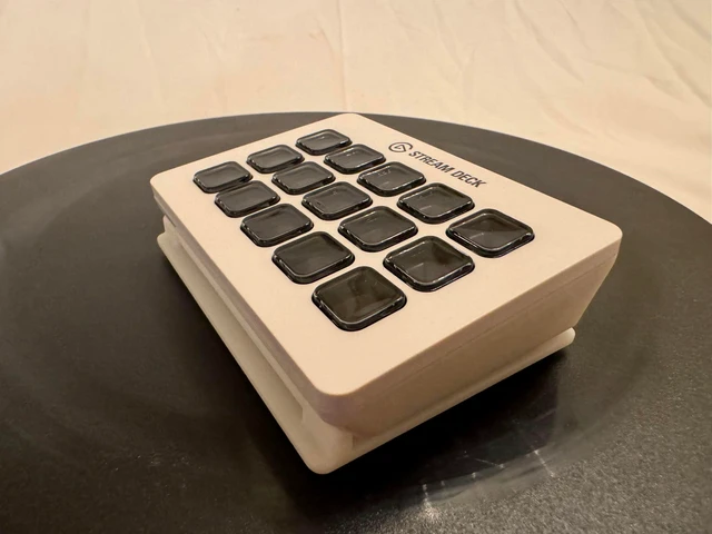 Alt view image 6 of 6 - Edgeless Audio Visual Medium Stream Deck Foldable Stand MK.2 (White)