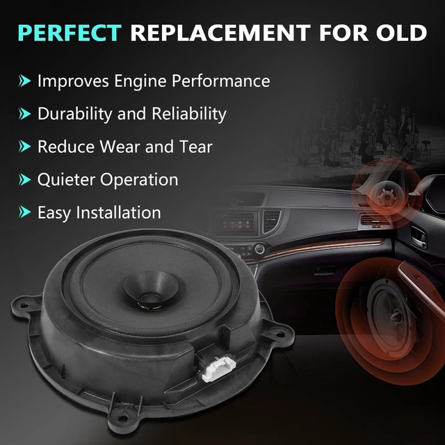 Alt view image 10 of 10 - Gaogsiy BHN9-66-960 Speaker Front Door Fit Mazda 3 2014-2018, Mazda 6 CX-5 2013-2016 Replace KF01-66-960 Black