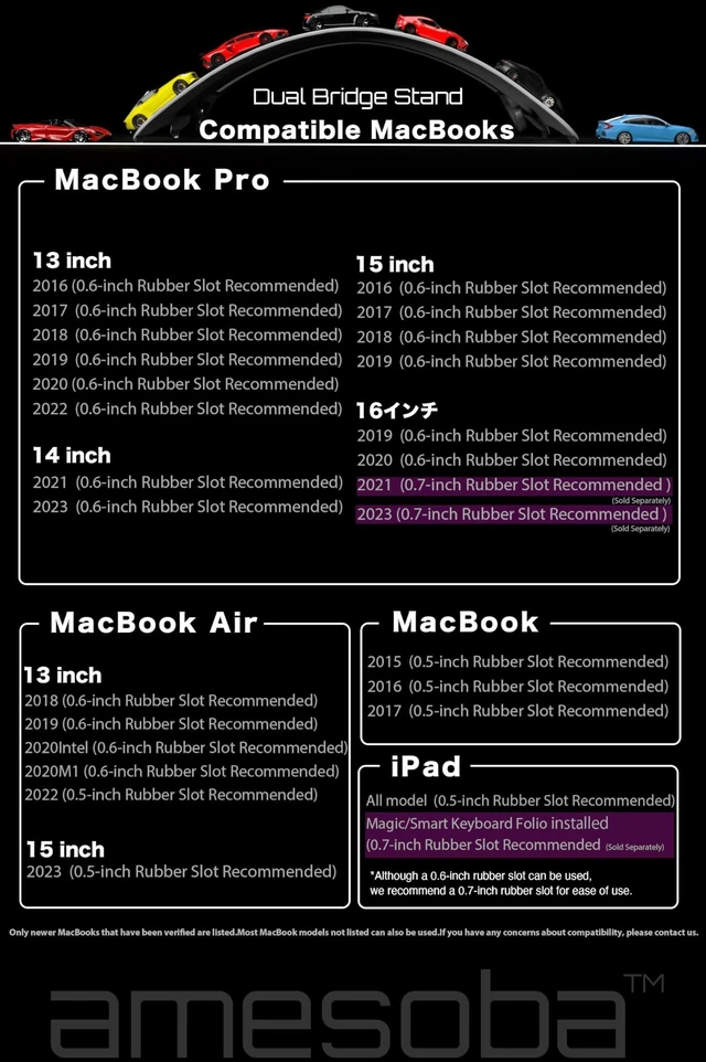 Alt view image 10 of 10 - amesoba ^^ DualBridgeStand for MacBook and iPad ^^ Aluminum Vertical Laptop Desk Stand (Space Grey)