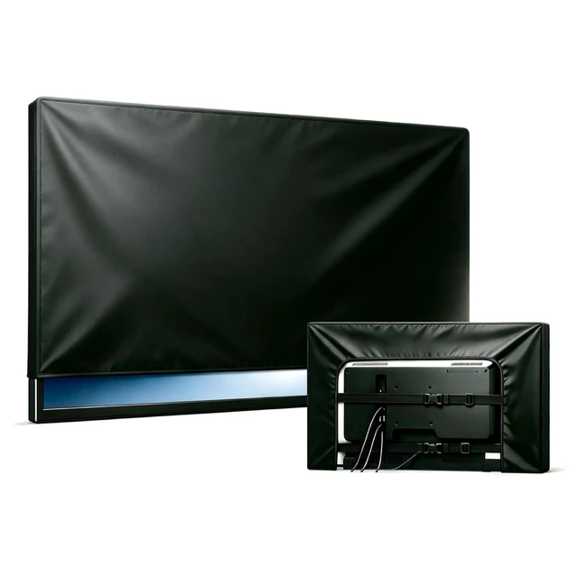 Alt view image 6 of 10 - JINLI TV Screen Protector, Open-Back Cover Fits 70-75 Inch Flat Screen TV