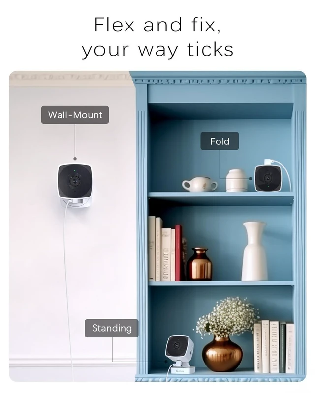 Alt view image 10 of 10 - blurams Window Cameras for Home Security 5G&2.4G, 2K Security Camera Indoor, Pet Camera with Phone App, Indoor Camera w/AI Motion Detection, Compatible with Alexa, 2Pack