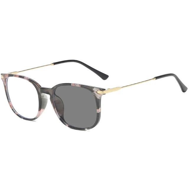 Alt view image 6 of 10 - MIRYEA Blue Light Blocking Computer Reading Glasses Photochromic Anti Glare Sunglasses